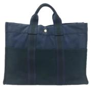 Hermès Vintage Pre-owned Canvas hermes-vskor Blue, Dam