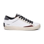 Crime London Vita klassiska sneakers med band sula White, Herr