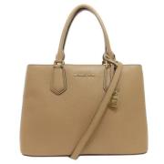 Michael Kors Pre-owned Pre-owned Laeder handvskor Beige, Dam