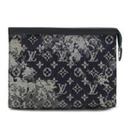 Louis Vuitton Vintage Pre-owned Canvas kuvertvskor Black, Dam