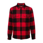 Woolrich Röd Buffalo Plaid Skjorta Red, Herr