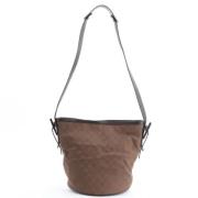 Gucci Vintage Pre-owned Canvas gucci-vskor Brown, Dam