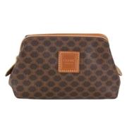 Celine Vintage Pre-owned Canvas kuvertvskor Brown, Dam