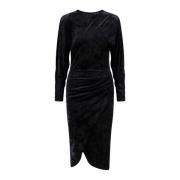 Isabel Marant Étoile Chenille Drapery Klänning Black, Dam