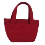 Yves Saint Laurent Vintage Pre-owned Tyg handvskor Red, Dam