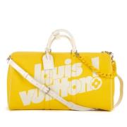 Louis Vuitton Vintage Pre-owned Laeder handvskor Yellow, Dam