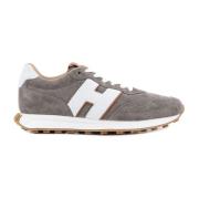 Hogan Mockasneakers med logopatch Gray, Herr