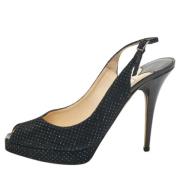 Jimmy Choo Pre-owned Pre-owned Mocka klackskor Black, Dam