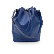 Louis Vuitton Vintage Pre-owned Laeder axelremsvskor Blue, Dam