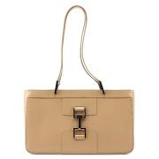 Gucci Vintage Pre-owned Laeder handvskor Beige, Dam