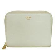 Celine Vintage Pre-owned Laeder hem-och-kontorstillbehr White, Dam