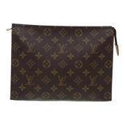 Louis Vuitton Vintage Pre-owned Canvas kuvertvskor Brown, Dam