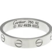 Cartier Vintage Pre-owned Vitt guld ringar Gray, Dam