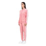 Adidas Essentials 3-Stripes Rosa Sportdräkt Pink, Dam