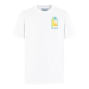 Casablanca Färgglad Tryckt T-shirt White, Herr