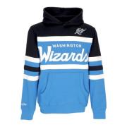 Mitchell & Ness NBA Head Coach Hoodie Washington Wizards Blue, Herr