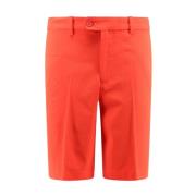 J.Lindeberg Stretch Bermuda Shorts Red, Herr