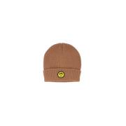 Barrow Stickad Logo Beanie Sand Beige, Unisex