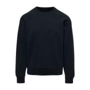 Tom Ford Svart Crewneck Sweatshirt för Män Black, Herr