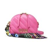 Versace Logo Crossbody Väska Rosa Axelväska Pink, Dam