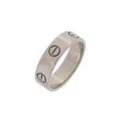 Cartier Vintage Pre-owned Vitt guld ringar Gray, Dam