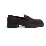 Hogan Brun Loafer Skor Tillverkade i Italien Brown, Herr