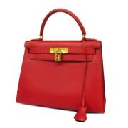 Hermès Vintage Pre-owned Laeder handvskor Red, Dam