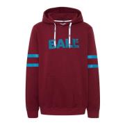 Ball Sammet Hoodie Sweatshirt med Stor Ficka Brown, Dam