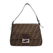 Fendi Vintage Pre-owned Canvas fendi-vskor Brown, Dam