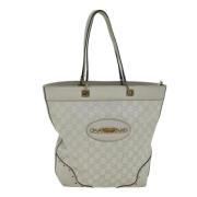 Gucci Vintage Pre-owned Canvas totevskor White, Dam