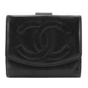 Chanel Vintage Pre-owned Laeder plnbcker Black, Dam