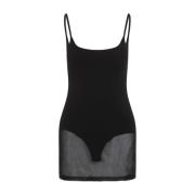 Jacquemus Svart Stickad Klänning Robe Maille Black, Dam