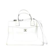 Chanel Vintage Pre-owned Laeder chanel-vskor White, Dam