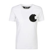 Just Cavalli Vita T-shirts & Polos för kvinnor White, Dam