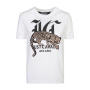 Just Cavalli Vita T-shirts & Polos för kvinnor White, Dam