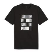 Puma Essential Logo T-shirt Svart Black, Herr