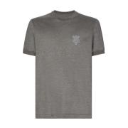 Dolce & Gabbana Stilren T-shirt med Unik Design Gray, Herr