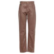 Dolce & Gabbana Slim Fit Denim Jeans Brown, Dam