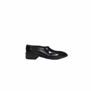 Jil Sander Svarta läderloafers Black, Dam