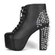 Jeffrey Campbell Spike Svart Silver Spike Detaljer Stövlar Multicolor,...