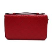 Gucci Vintage Pre-owned Laeder hem-och-kontorstillbehr Red, Dam