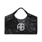 Anine Bing Återvinningsbar Drew Sport Tote Black, Dam