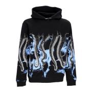 Octopus Lättvikts Huva Herr Hentai Hoodie Svart Black, Herr