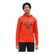 Napapijri Burgee Sum 4 Hoodie Orange, Herr