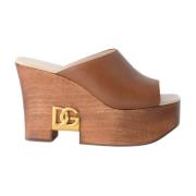 Dolce & Gabbana Wedges Brown, Dam