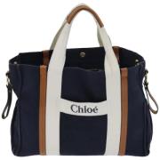 Chloé Pre-owned Pre-owned Canvas totevskor Blue, Dam