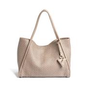 Parise Tote Bags Beige, Dam