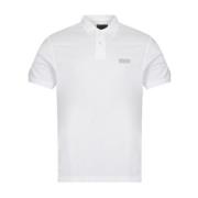 Barbour Herr Polo med Front Print Logo White, Herr