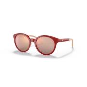 Emporio Armani Stiliga solglasögon för en lyxig look Red, Unisex