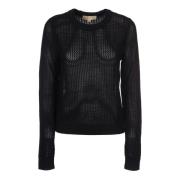 Michael Kors Svart Sweater Kollektion Black, Dam